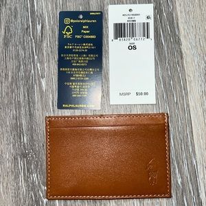 Polo Ralph Lauren leather card holder